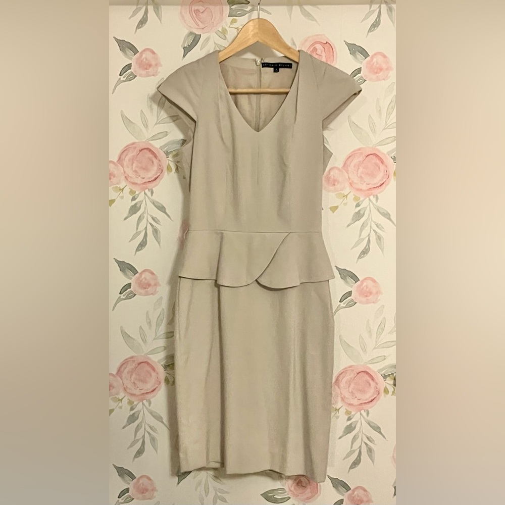 Beige Professional Dress